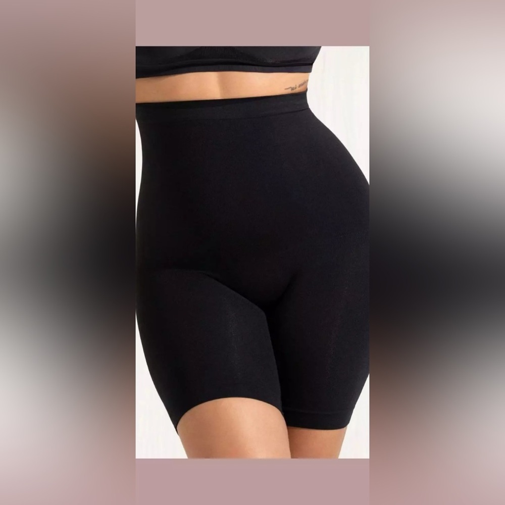 Shapermint Black High-Waist Shaping Shorts